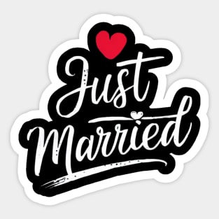 Just Married Sticker